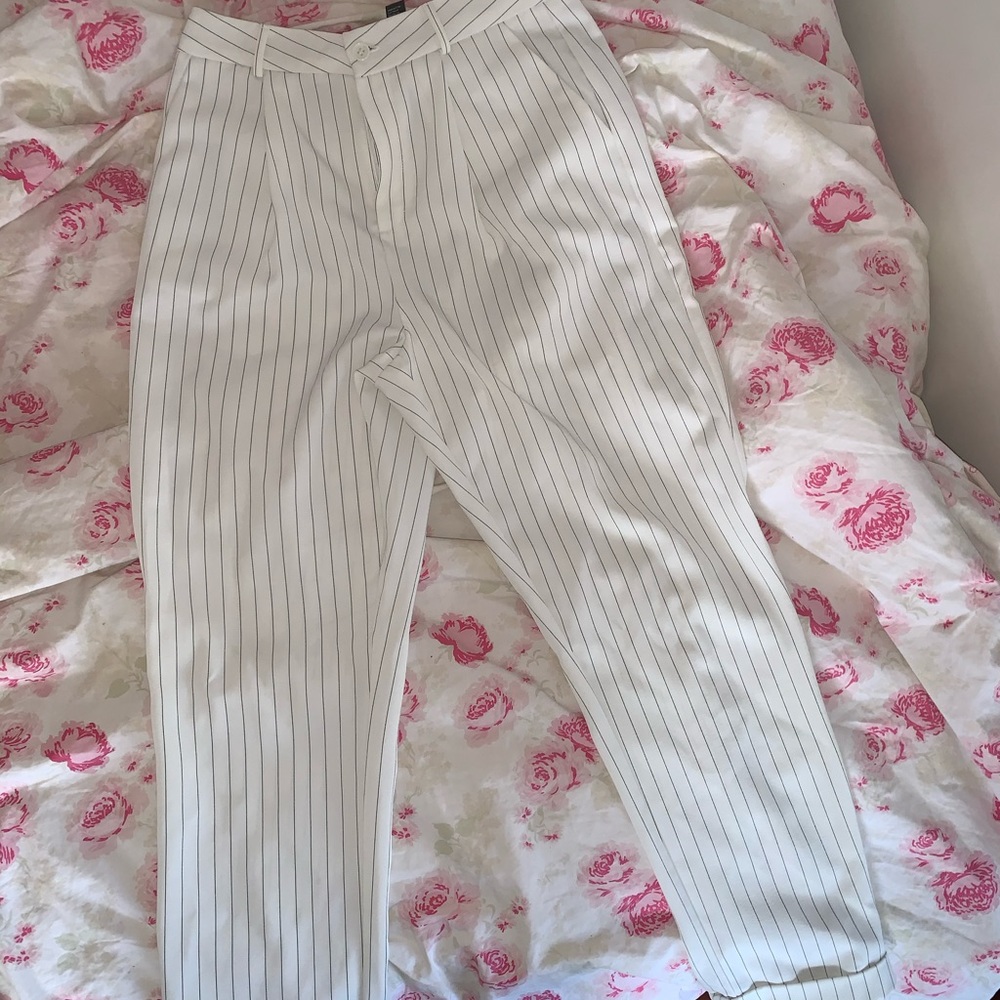Forever 21 White Trousers